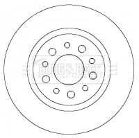 BORG & BECK Тормозной диск BBD4359